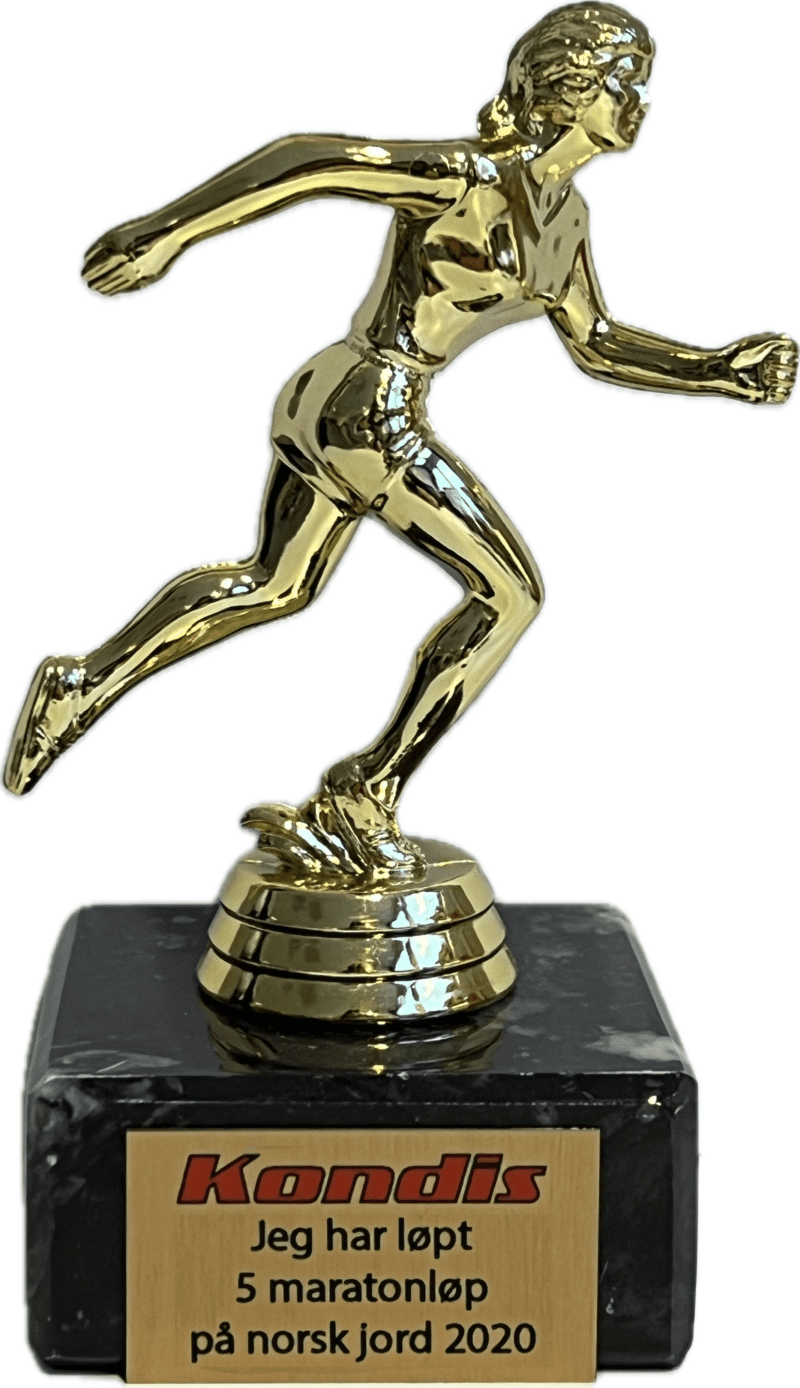 Statuett maraton (kvinne)